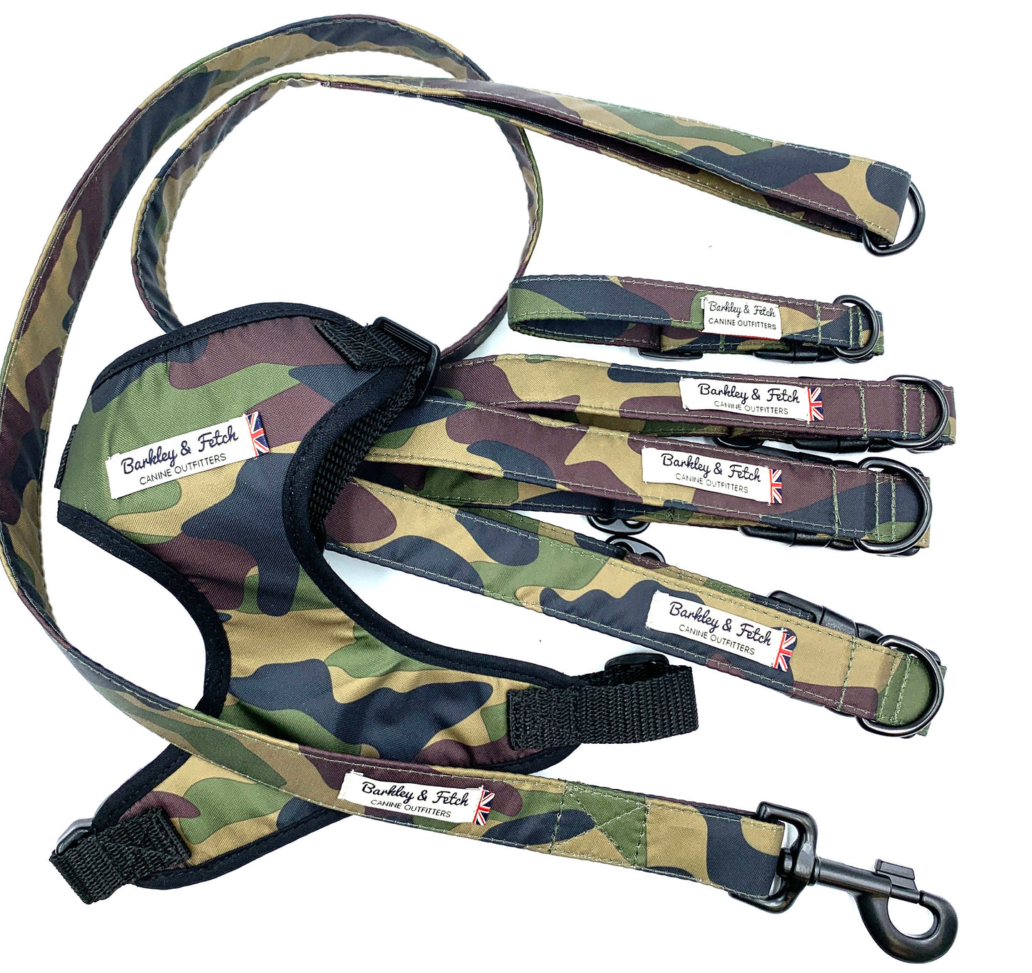 Khaki Camo Dog Lead