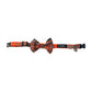 Orange/Grey Tartan Cat Collar and accessories