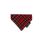 Red Tartan Cat Collar and accessories