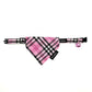 PinkBerry Check Cat Collar and accessories