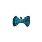 Turquoise/Grey Tartan Cat Collar and accessories
