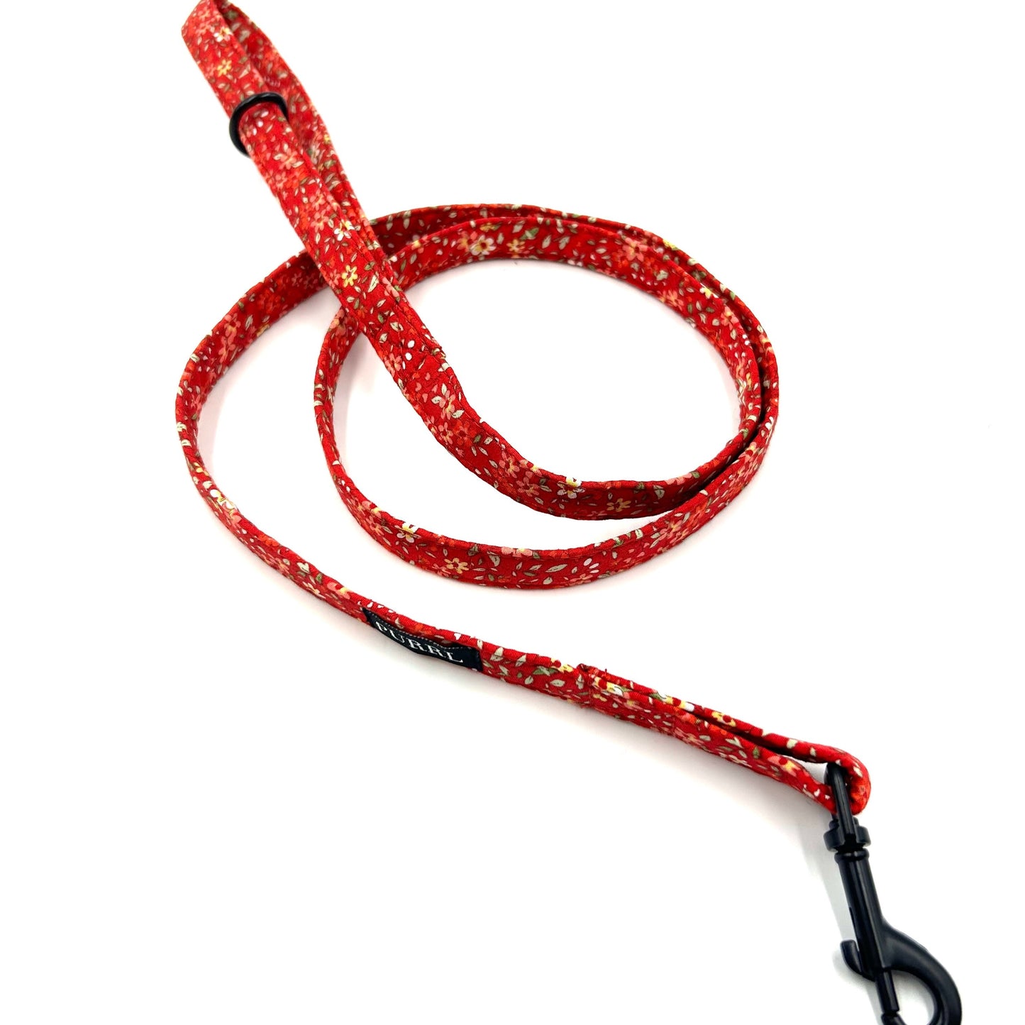 Red Ditsy Print Cat Harness and Lead