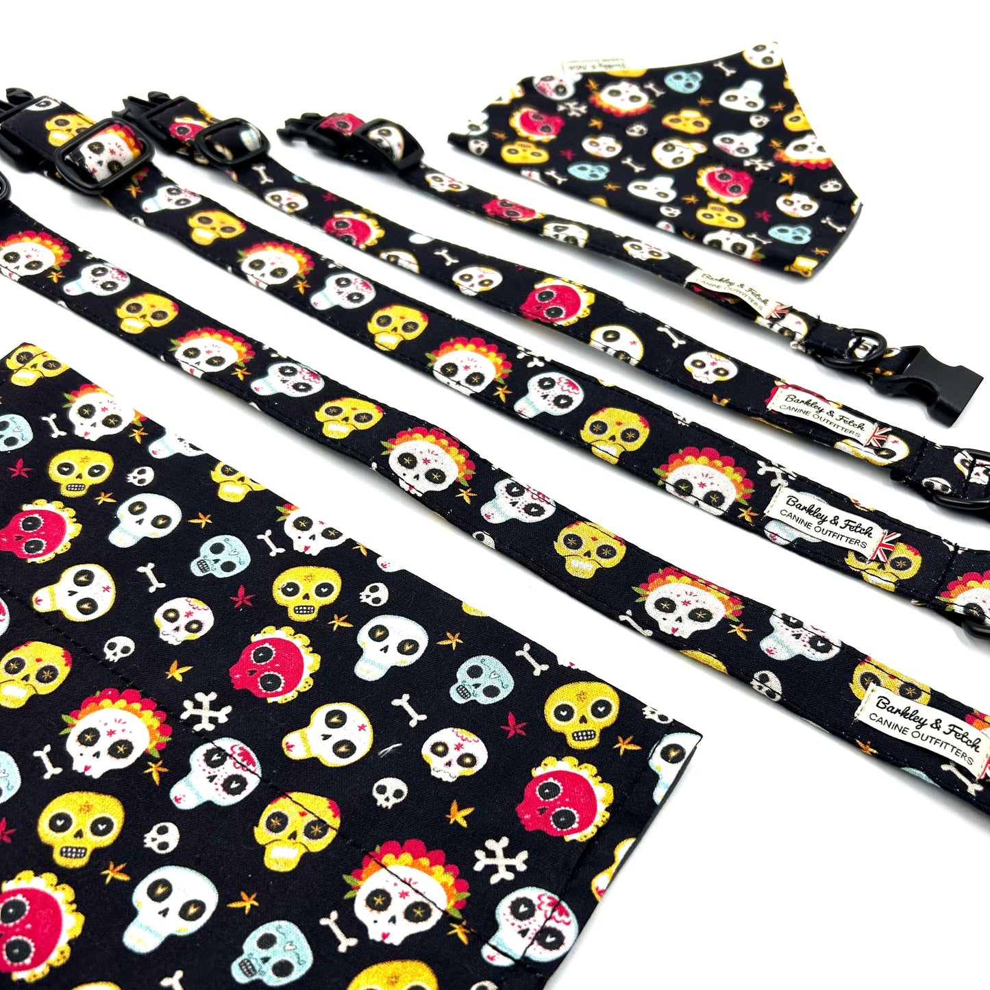 Day of the Dead Dog Bandana