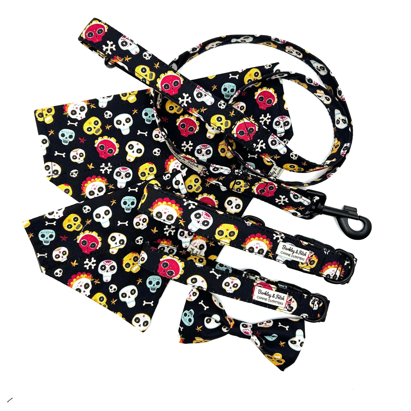 Day of the Dead Dog Bandana