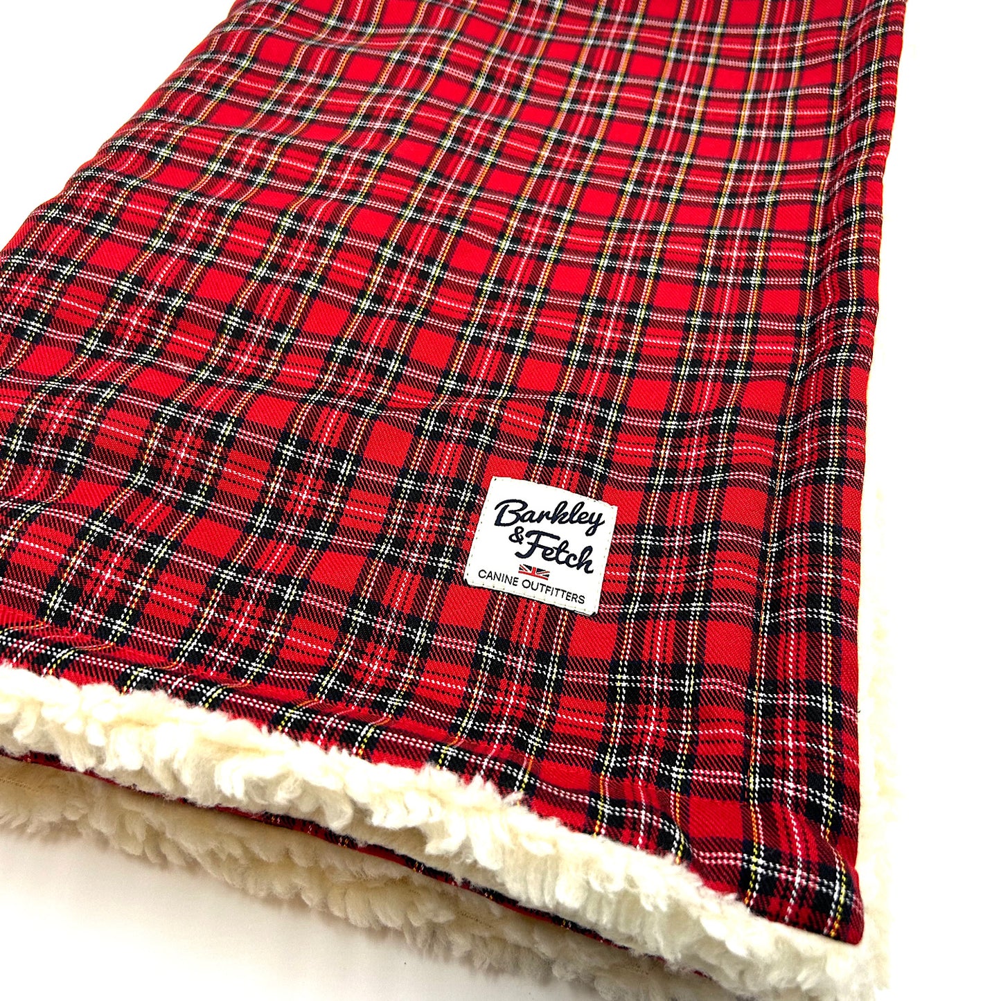 Red Tartan Dog Blanket