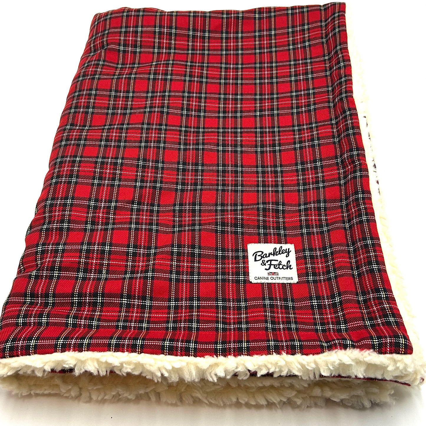 Red Tartan Dog Blanket