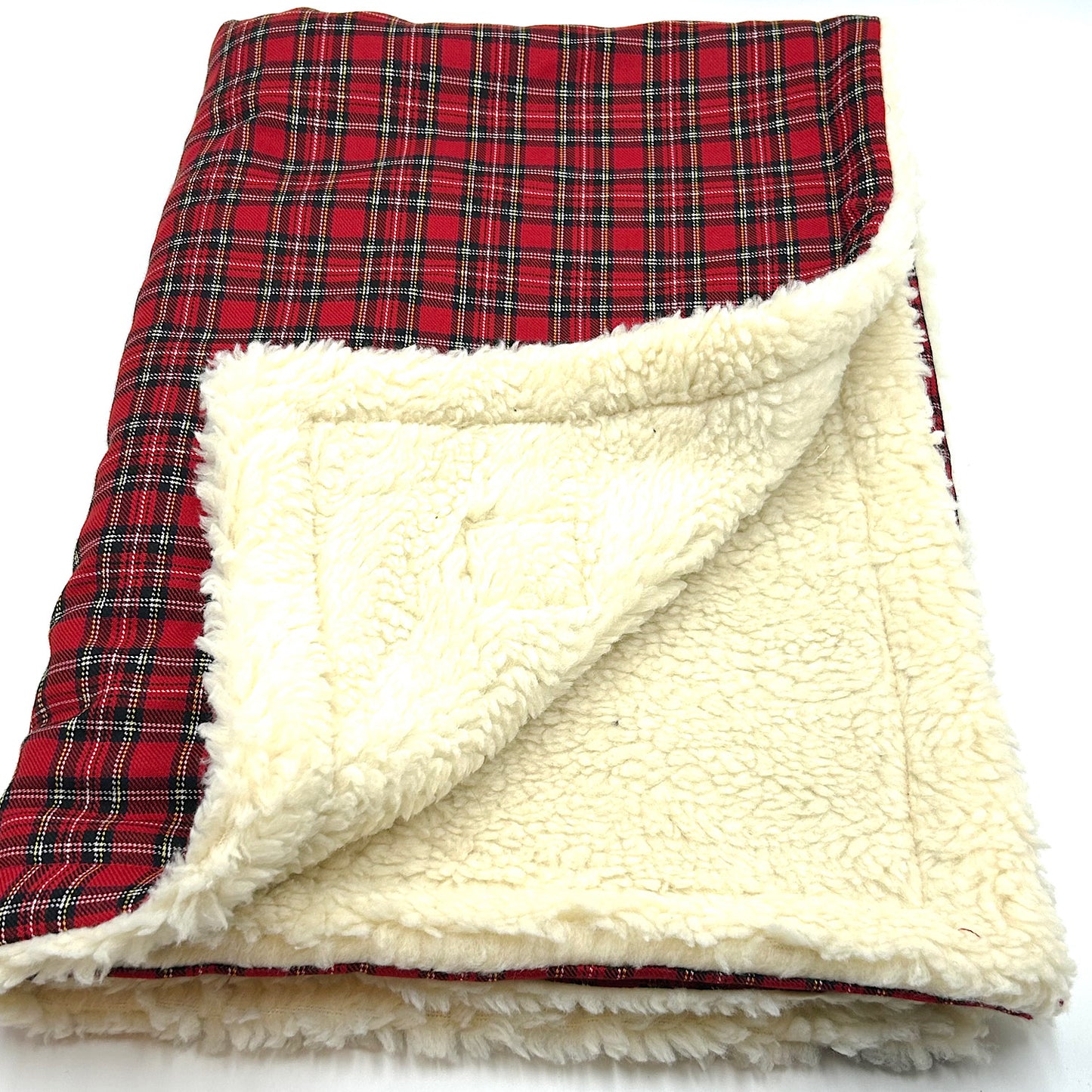 Red Tartan Dog Blanket