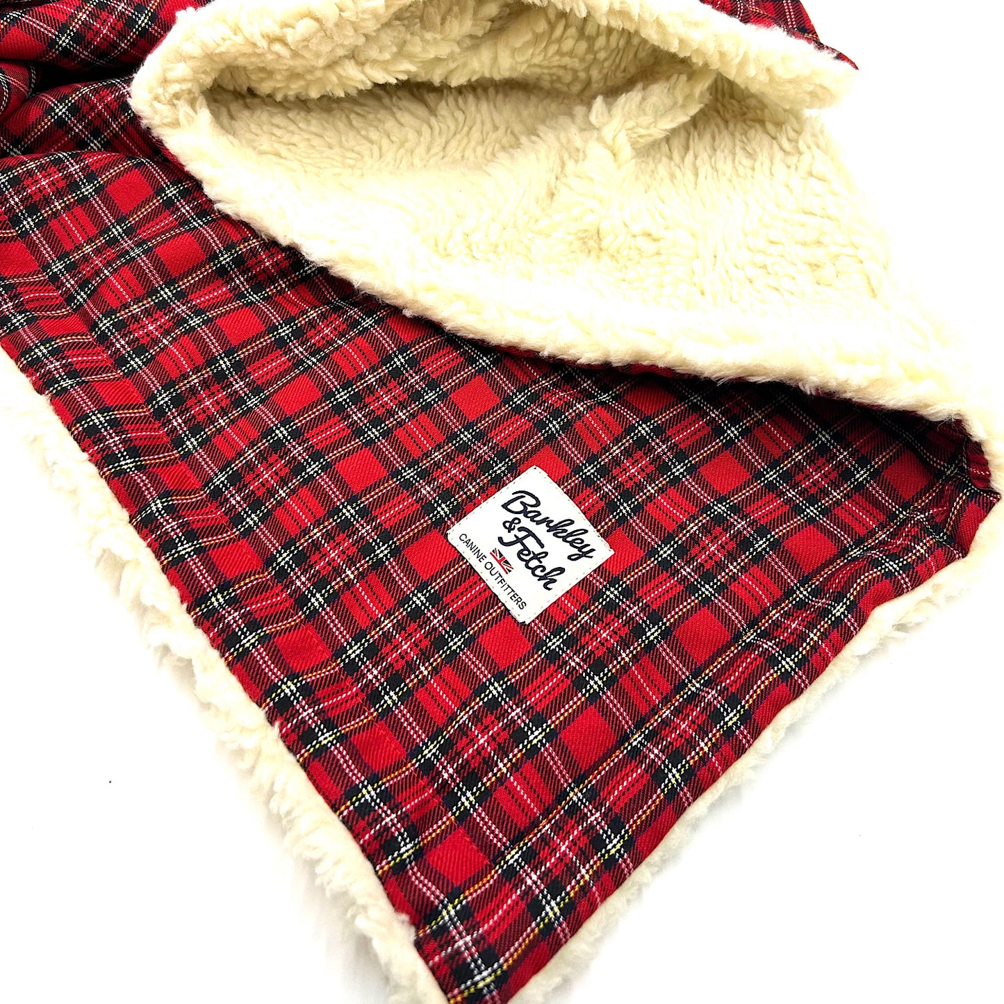 Red Tartan Dog Blanket