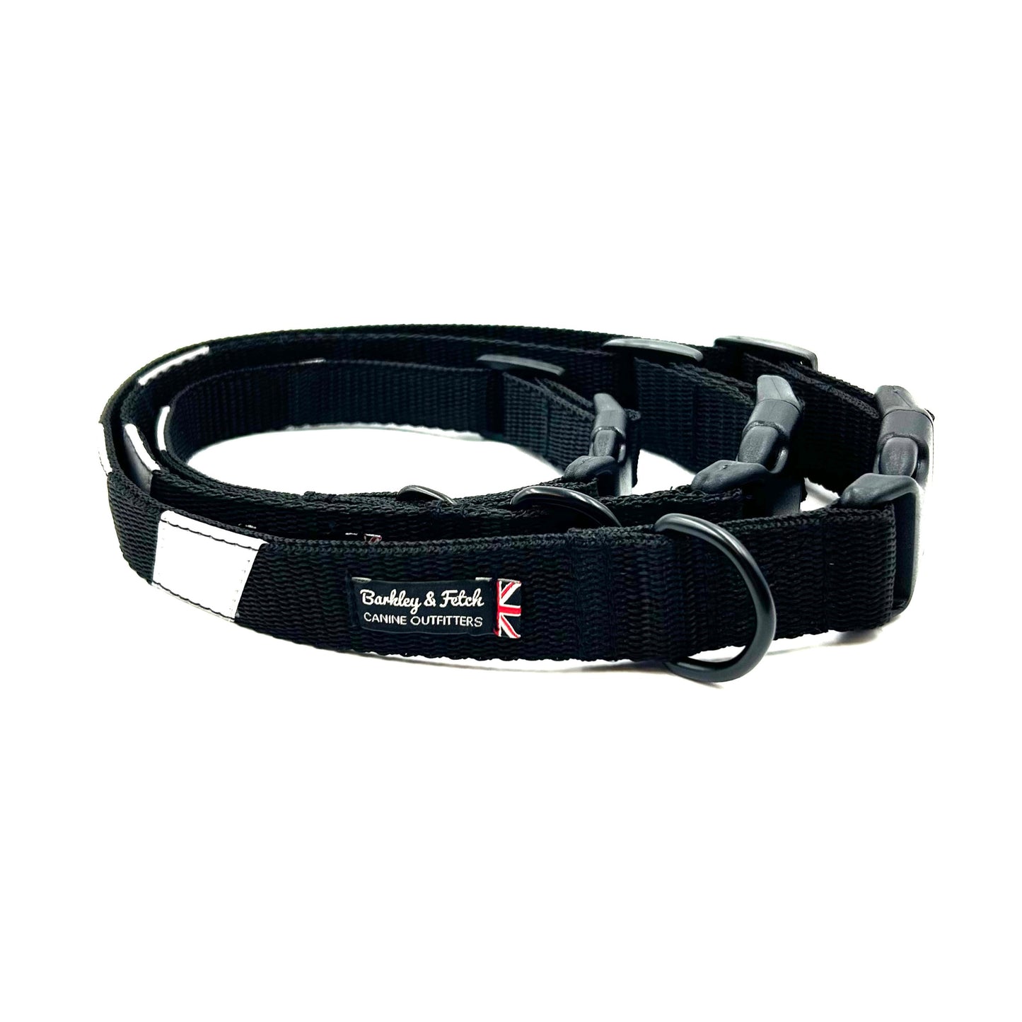 Black Flash Webbing Collar