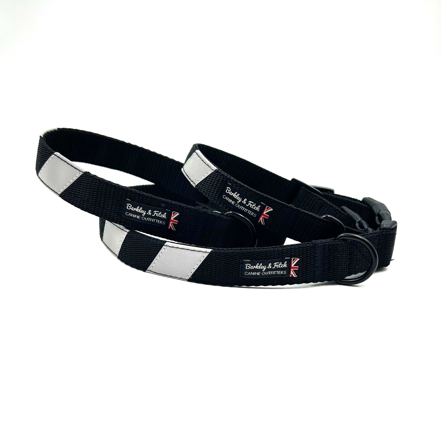 Black Flash Webbing Collar