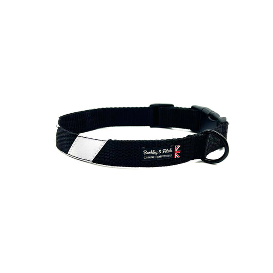 Black Flash Webbing Collar