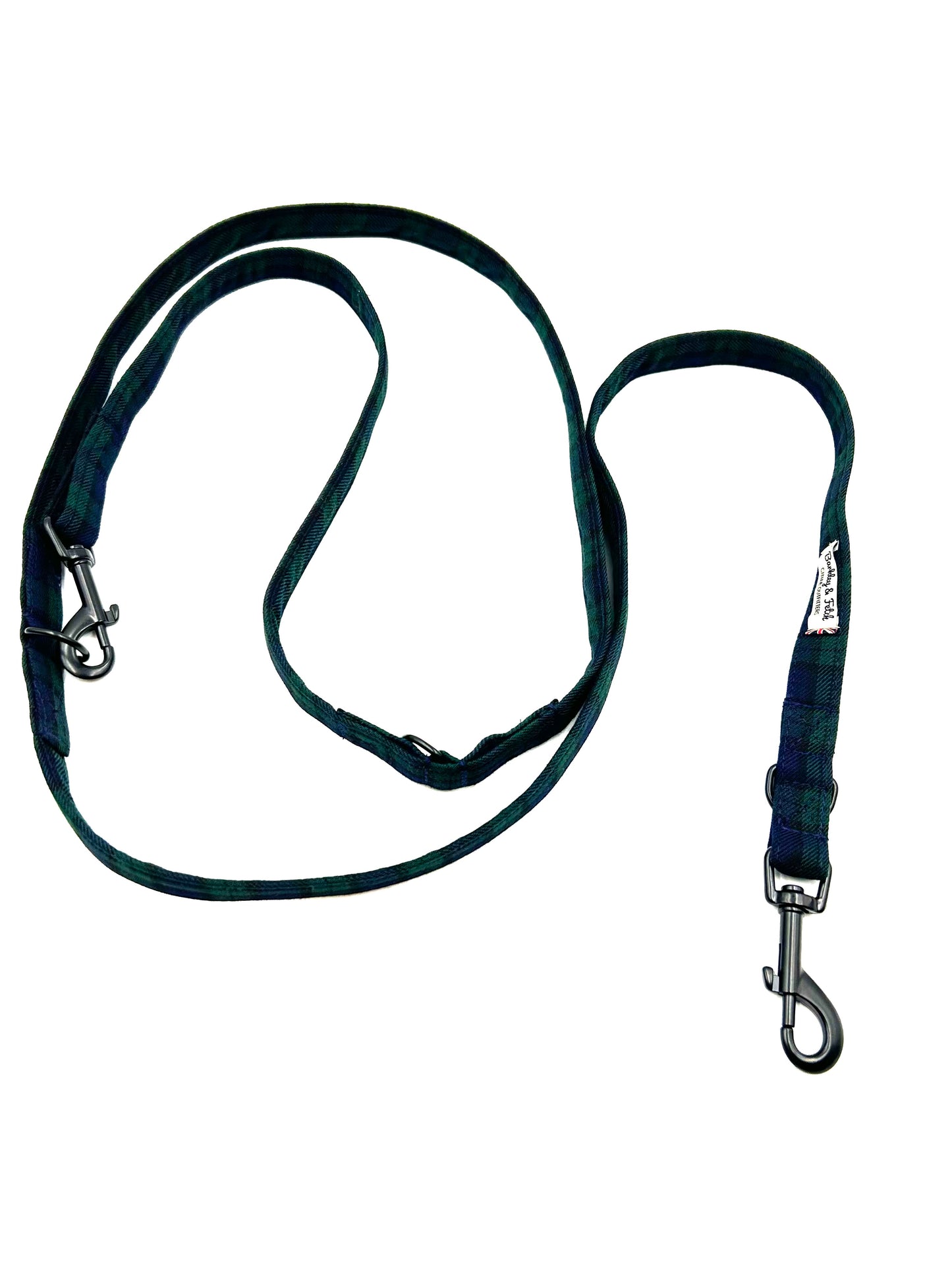 Black Watch Tartan Double End 2M Training Lead