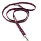 Bright Pink Tartan Double End 2M Training Lead