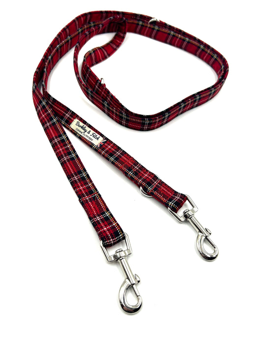 Red Tartan Double End 2M Training Lead