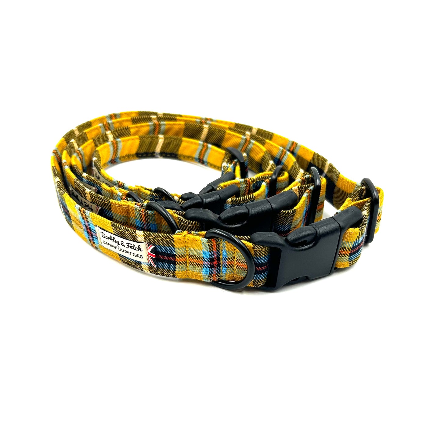 Cornish Tartan Dog Collar