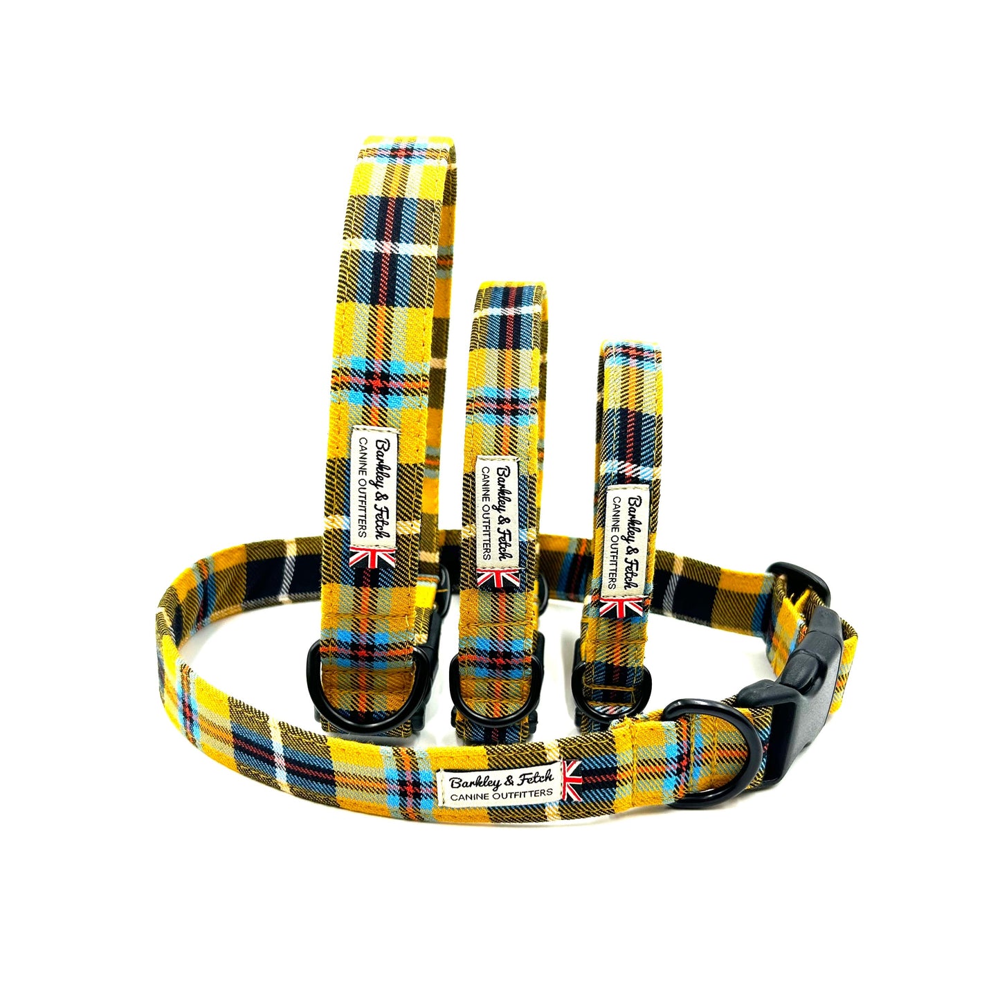 Cornish Tartan Dog Collar