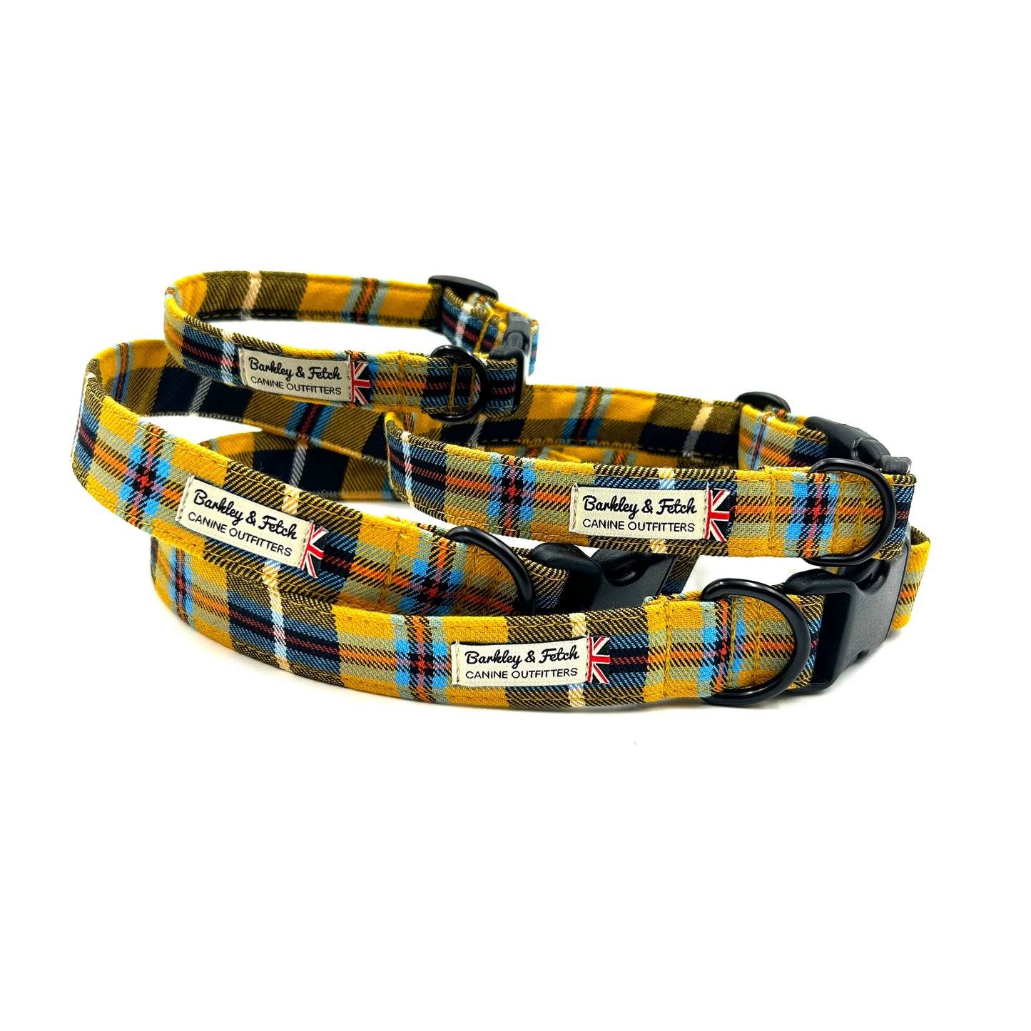 Cornish Tartan Dog Collar