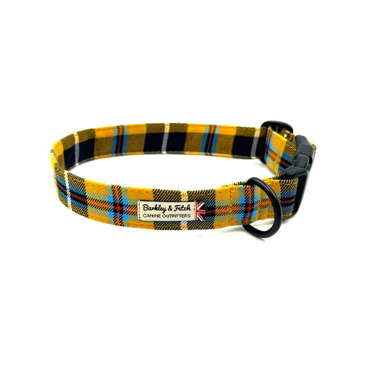 Cornish Tartan Dog Collar