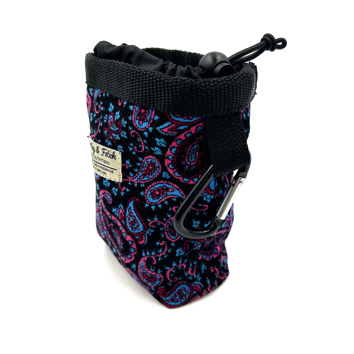 Blue Paisley Corduroy Treat Bag