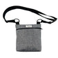 Grey Herringbone Dog Walk and Treat Bag