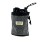 Grey Herringbone Treat Bag