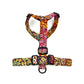 Orange Ditsy Floral Print Strap Harness