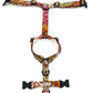 Orange Ditsy Floral Print Strap Harness