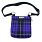 Purple Tartan Dog Walk and Treat Bag