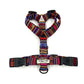 Beautifully made colourful Mexican dream print strap harness for dogs