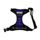 Purple Tartan Dog Harness