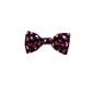 Floral patterned bow tie on a white background