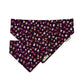 Floral patterned bandana on a white background