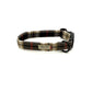Black Beige Tartan Dog Collar