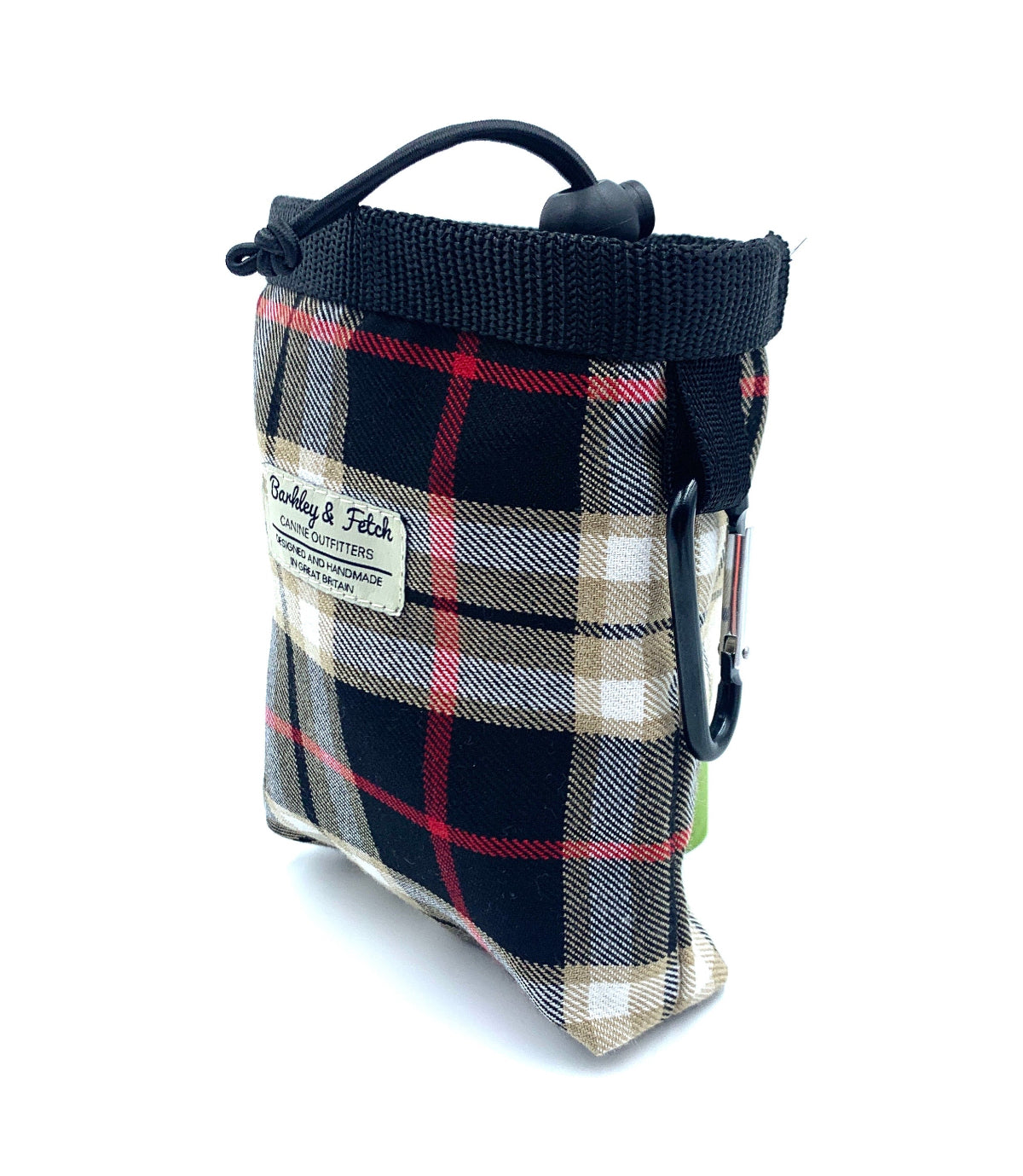 Black Beige Tartan Treat Bag