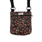 Black Ditsy Floral Dog Walk and Treat Bag
