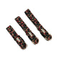 Black Ditsy Print Wide Dog Collar