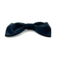 Black Satin Wedding Dog Bowtie