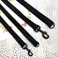 Black Satin Wedding Dog Lead