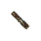 Black Strawberry Thief Wide Dog Collar