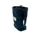 Green plaid pouch with black carabiner on a white background handmade by barkley and fetch uk