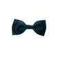 Black Satin Wedding Dog Bowtie
