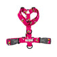 Bee Print Strap Harness-Cerise Pink