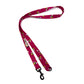 Bee Print Dog Lead-Cerise Pink