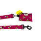 Bee Print Poo Bag Holder-Cerise Pink