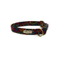 Cherry Paisley Corduroy Dog Collar