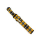 Cornish tartan martingale dog collar lying diagonally on a white background handmade in UK by Barkley And Fetch