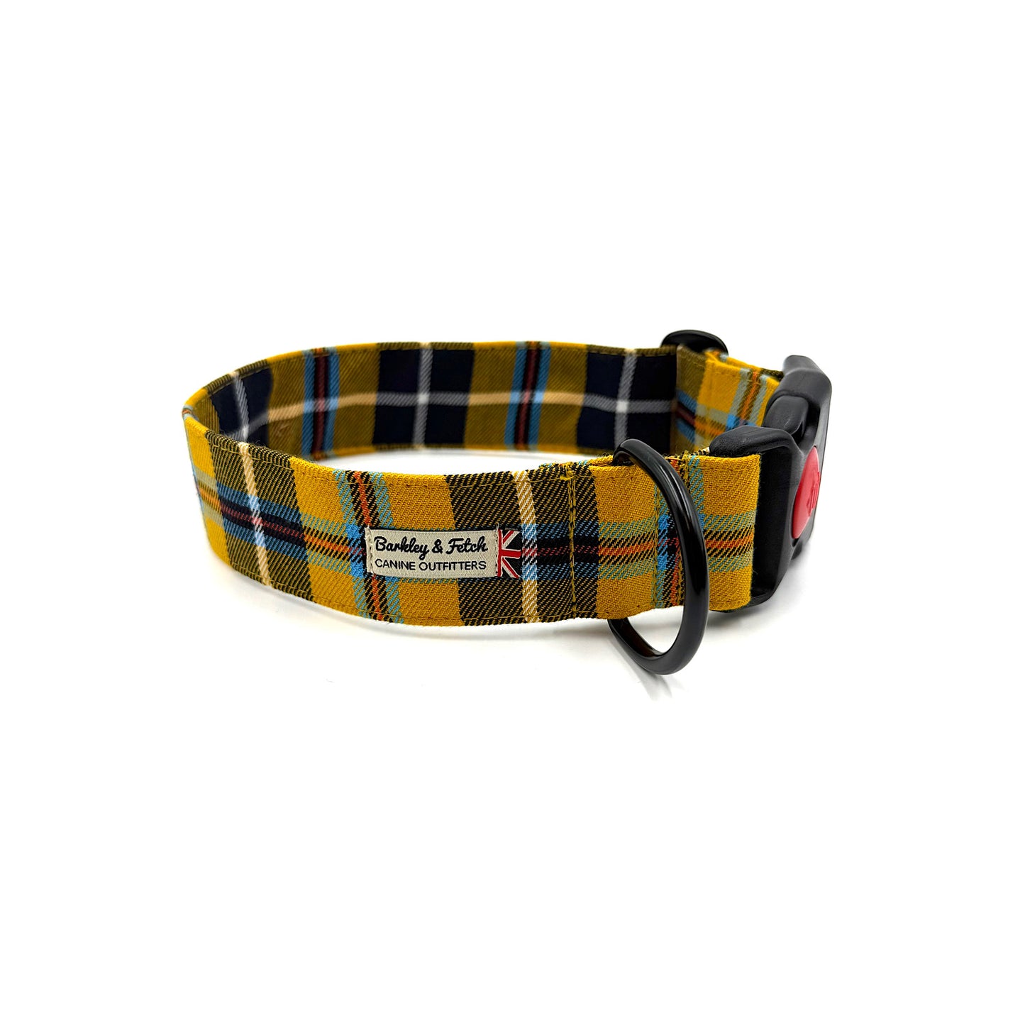 Cornish Tartan Wide Dog Collar