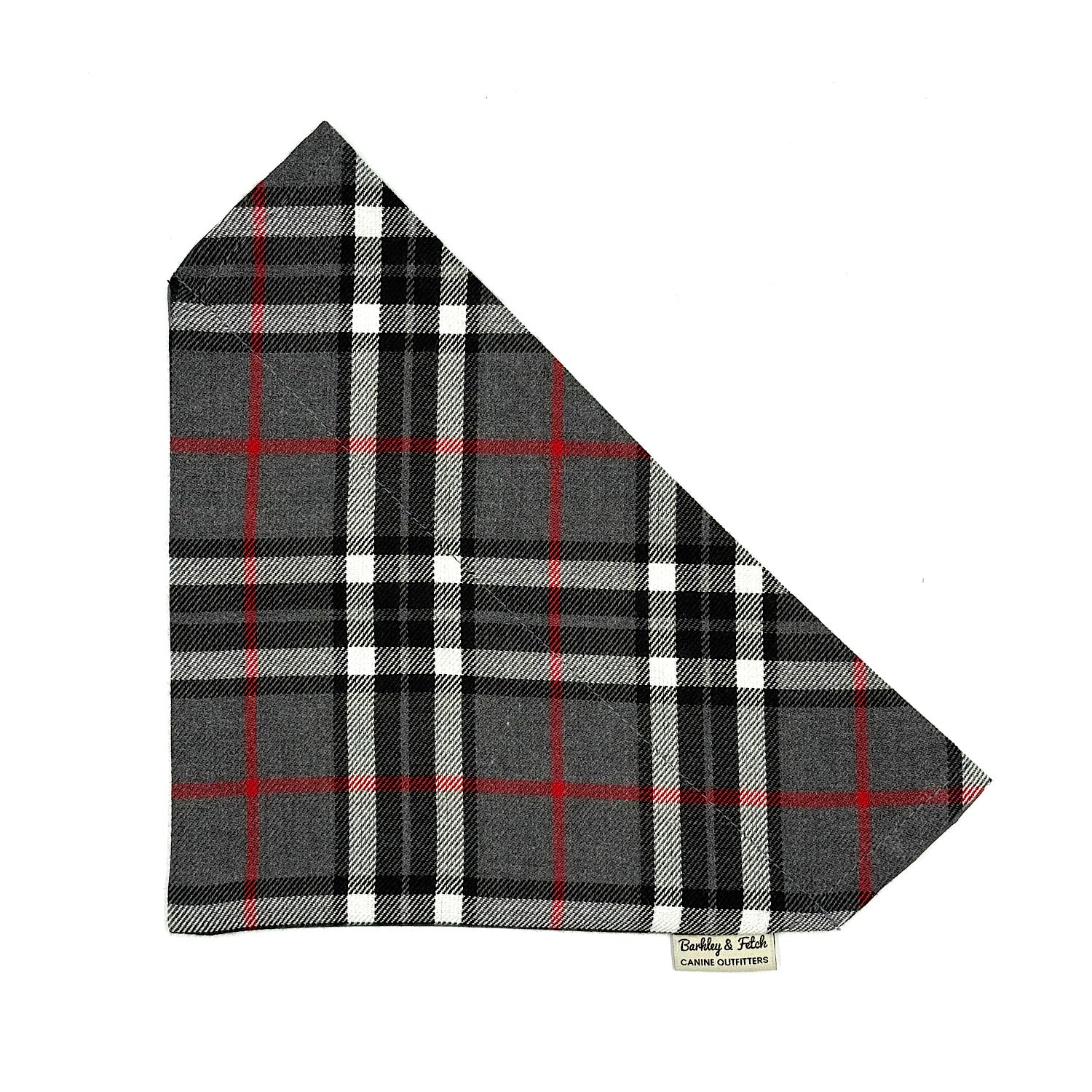 Plaid patterned product on a white background