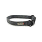 Dog collar with a checkered pattern on a white background