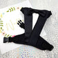 Black Satin Tuxedo Wedding Dog Harness